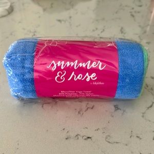 Summer and Rose microfiber, yoga towel
